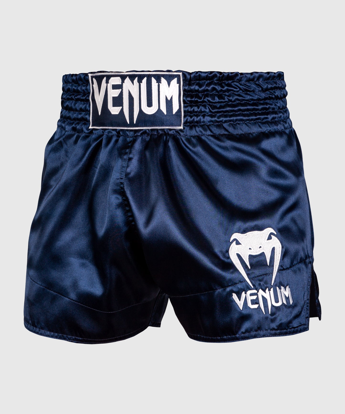 Venum Muay Thai Shorts Classic - Marineblauw/wit