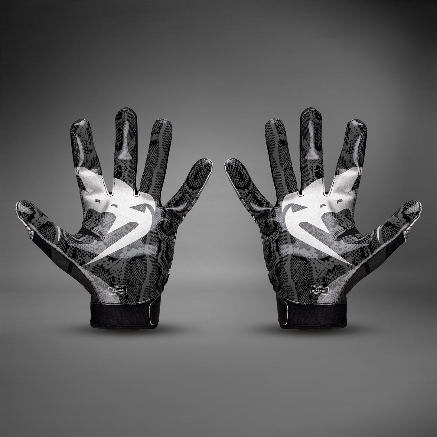 Venum Elite Voetbalhandschoenen - Zwart/Zilver