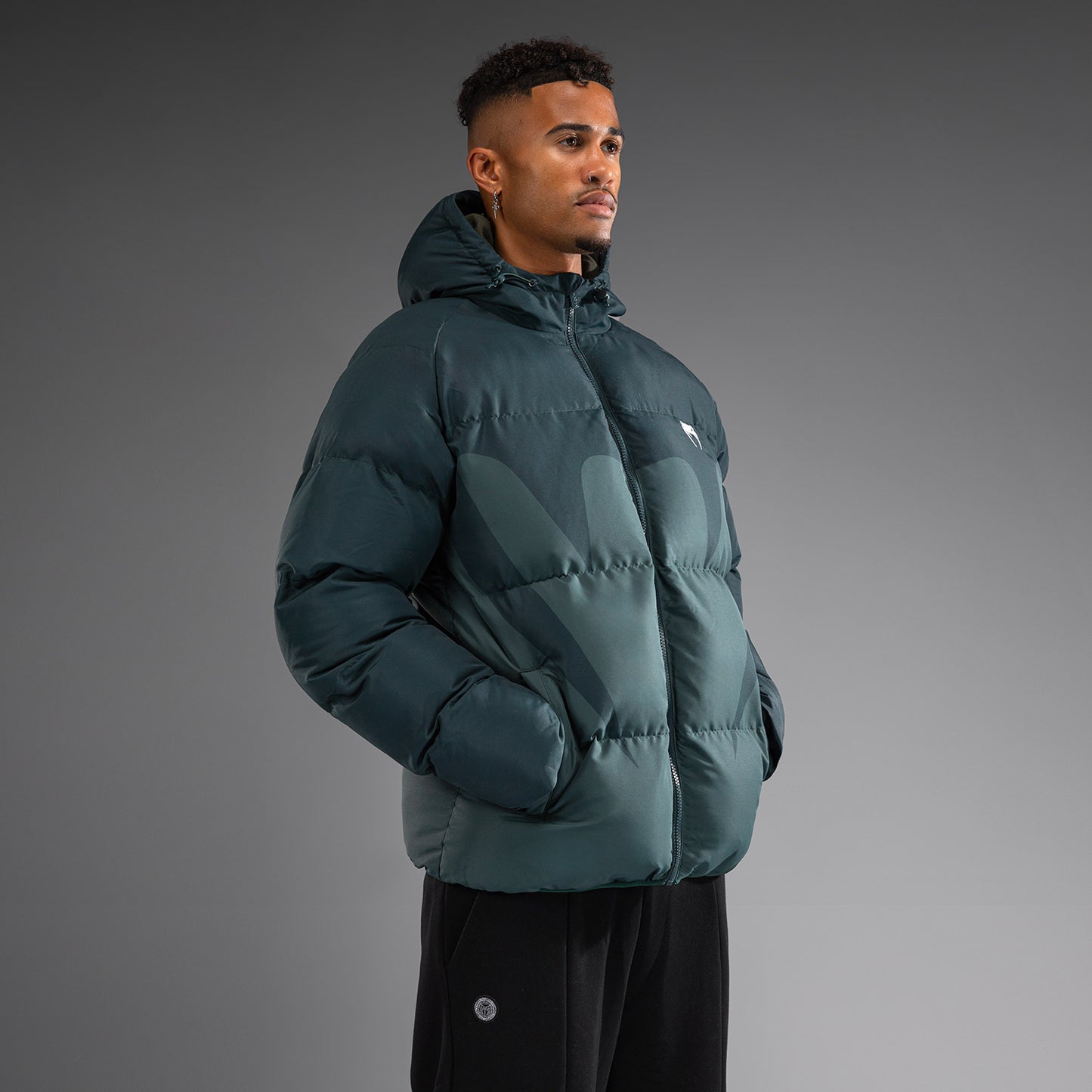 Venum Attack Donsjack - Legergroen