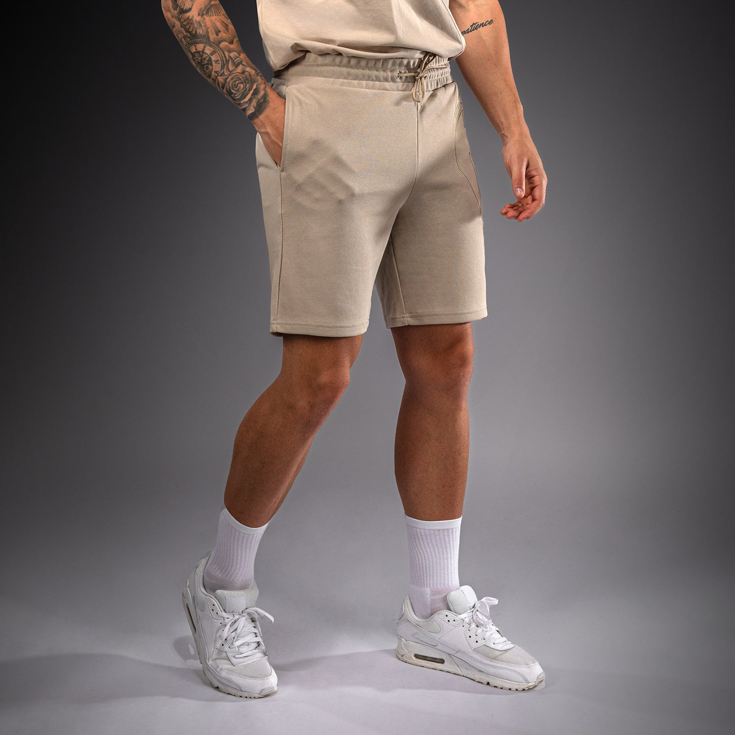 Venum Giant 3D Katoenen short – Lichtbeige