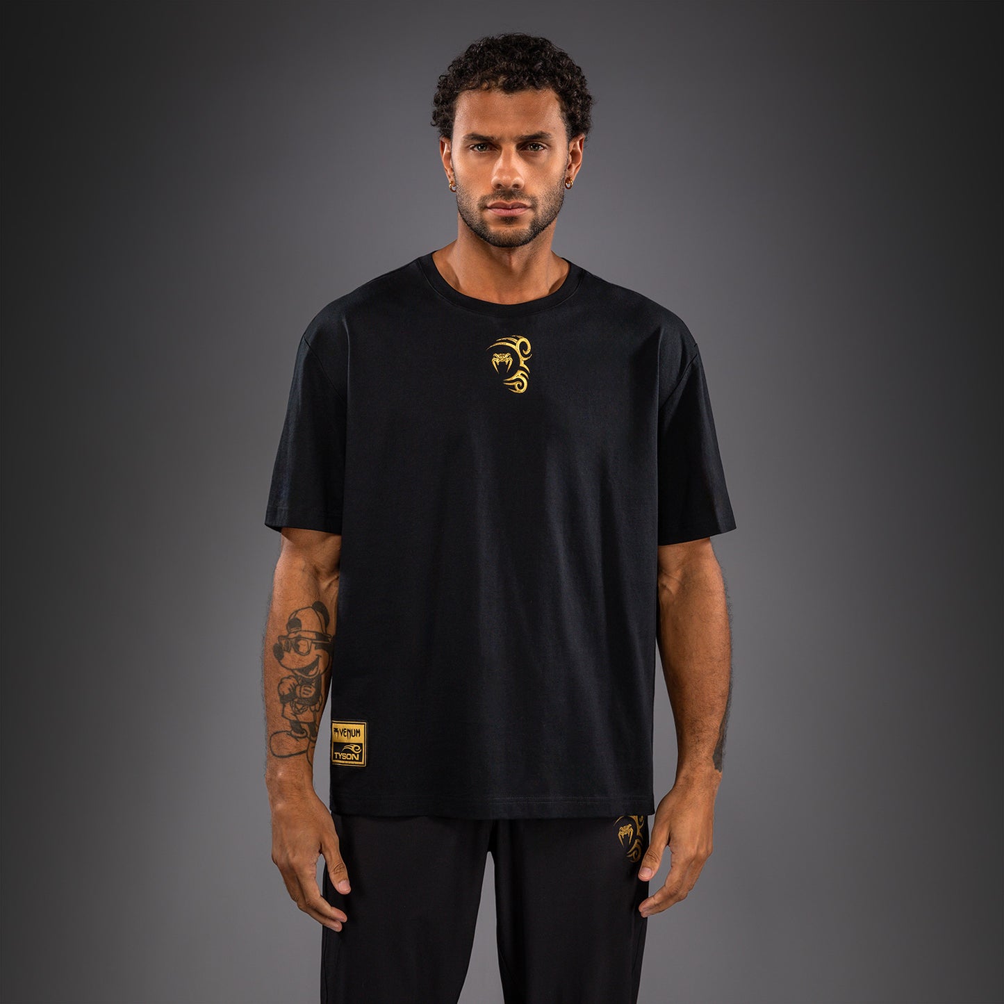 Venum x Mike Tyson Tiger T-shirt - Zwart/Goud