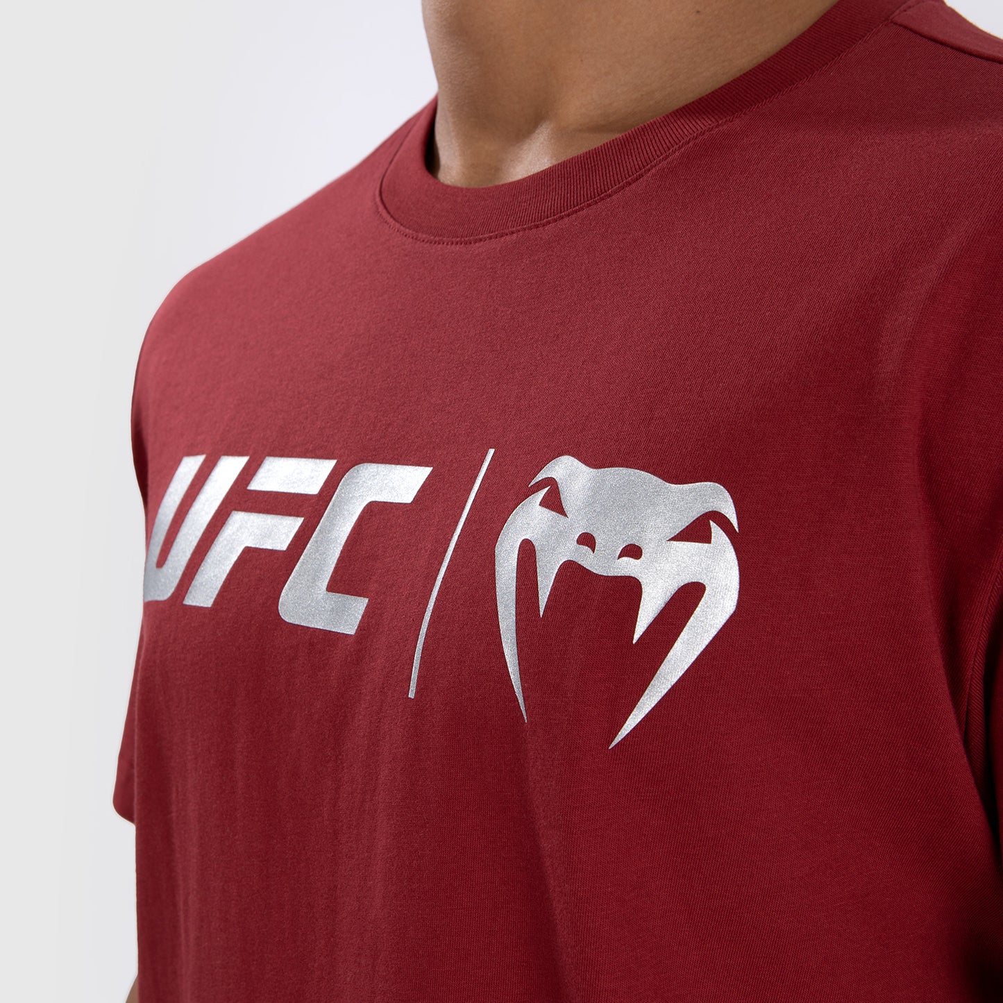 UFC Venum Klassiek  T-shirt - Rood/Wit