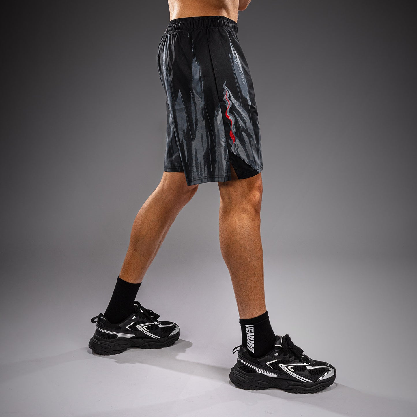 Venum Demon Trainingsshort - Zwart/Grijs