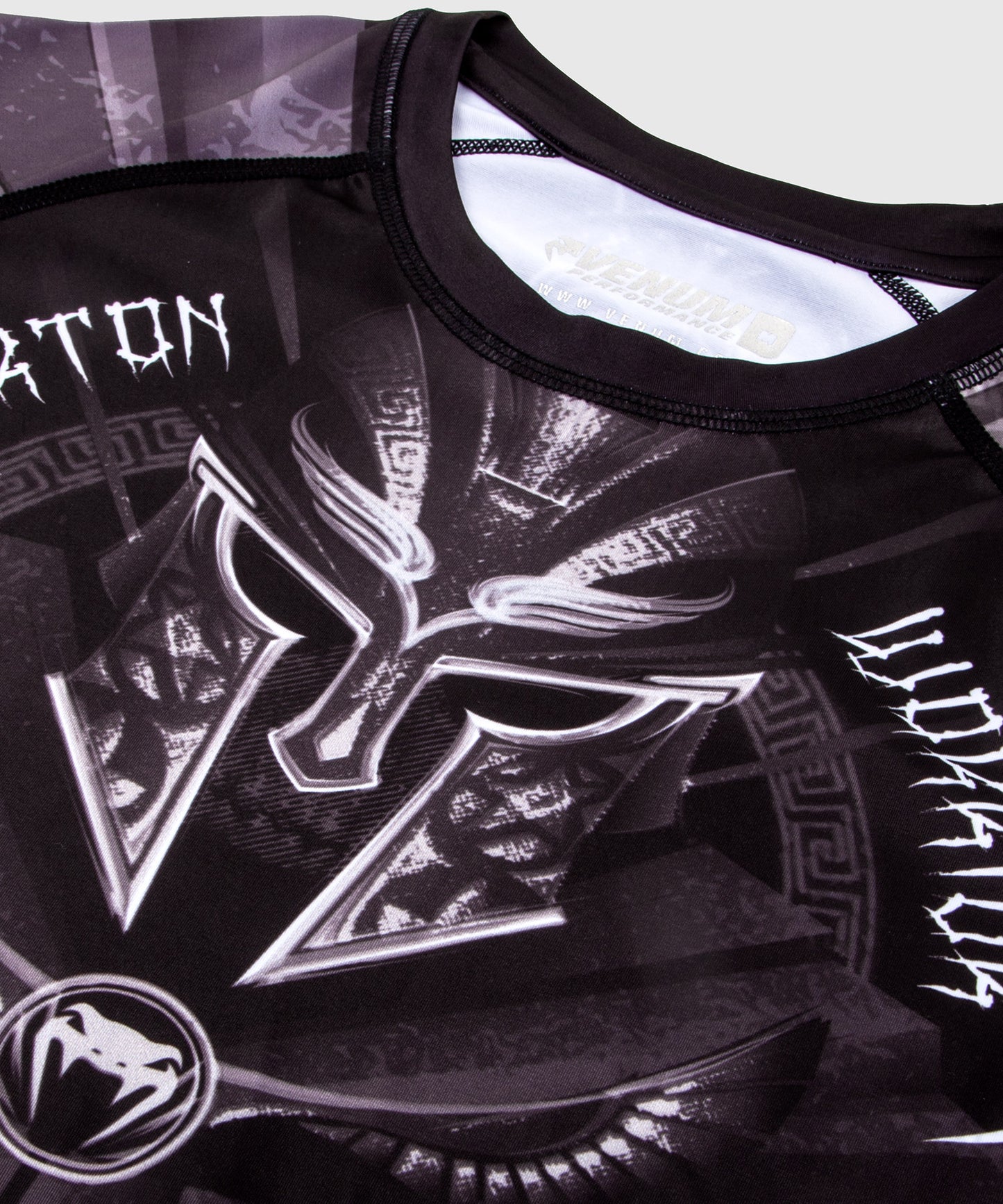 Venum Gladiator 3.0 Rashguard - lange mouwen - zwart/wit