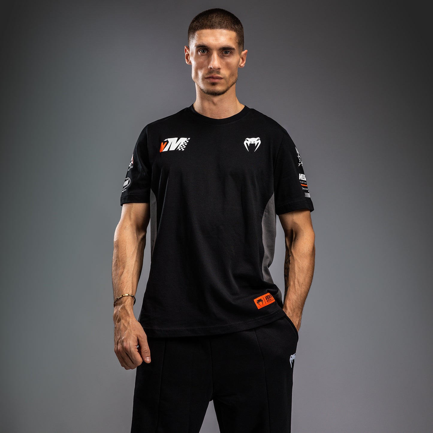 Venum Motorsport T-Shirt - Diep Zwart