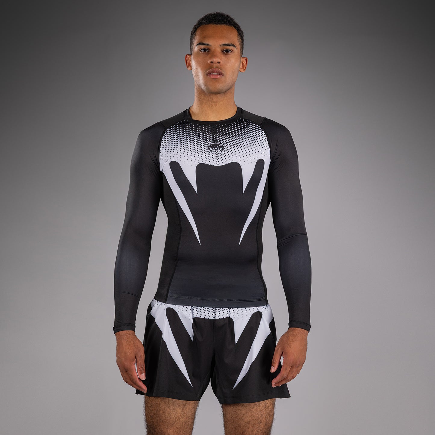 Venum No Gi Rashguards - Zwart/Wit