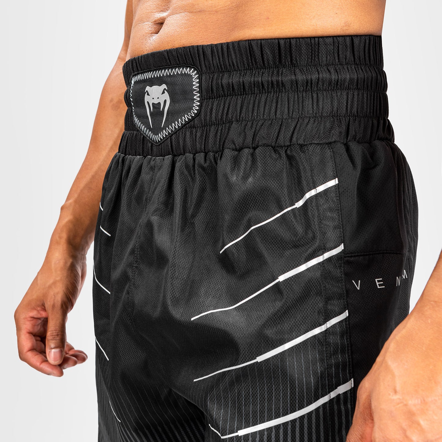 Venum Biomecha Boksshort – Zwart/Grijs