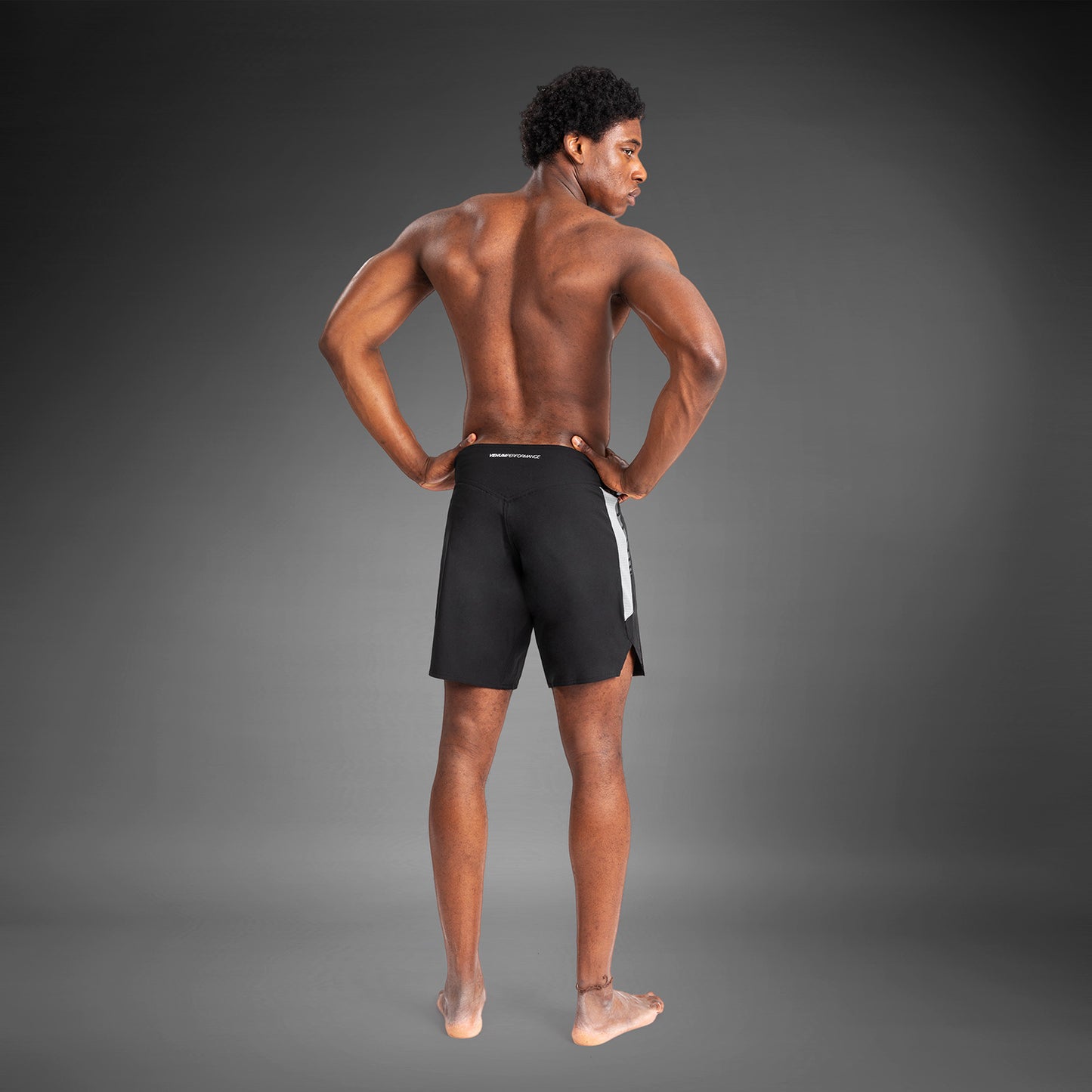 Venum Tempest Heren Vechtshorts - Zwart/Grijs