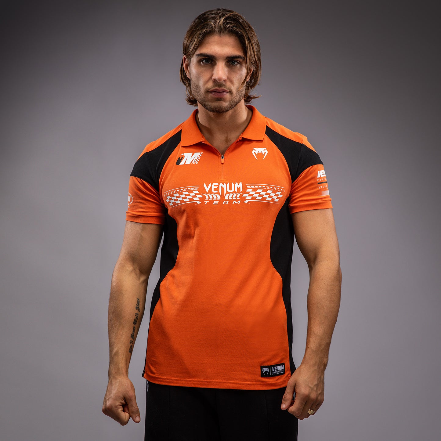 Venum Motorsport Katoenen Polo - Tangerine