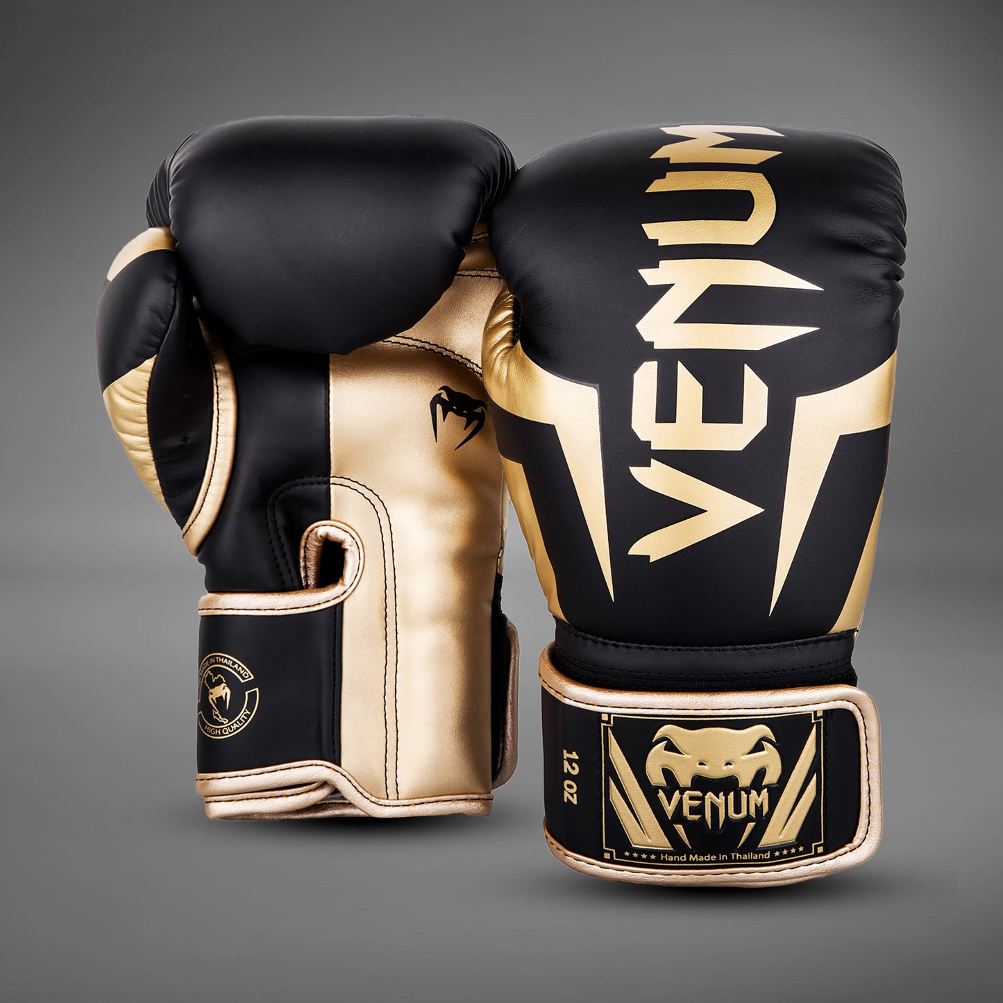 Venum Elite Bokshandschoenen - Zwart/Goud
