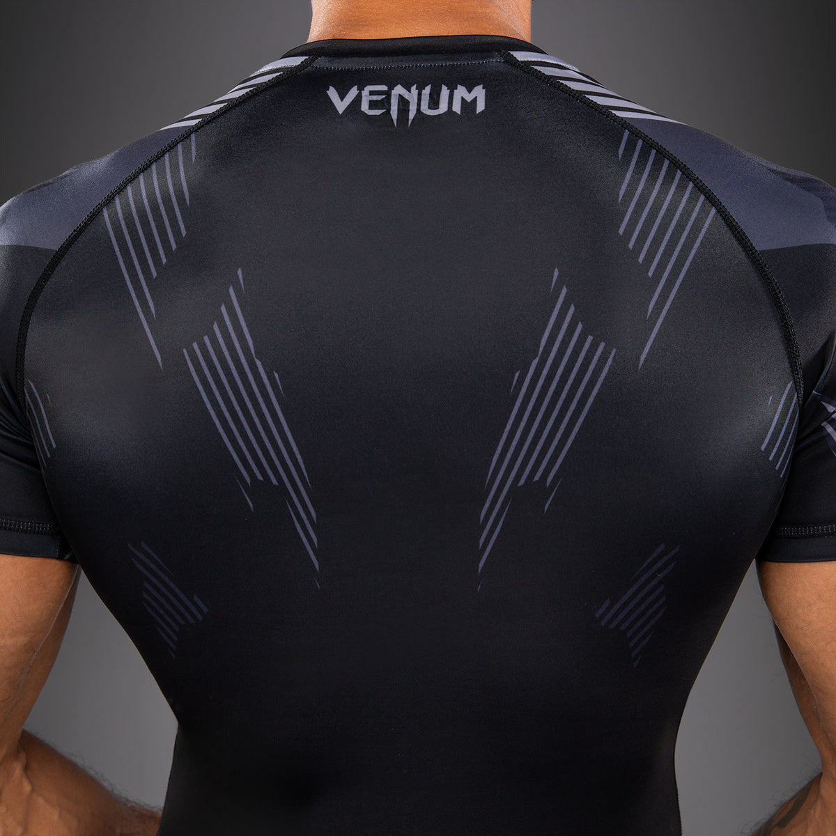 Venum No-Gi 6.0 Rashguard met korte mouwen - Zwart/Grijs