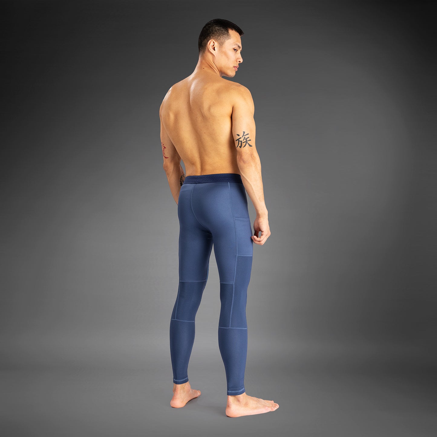 Venum Attack Heren Leggings - Marineblauw