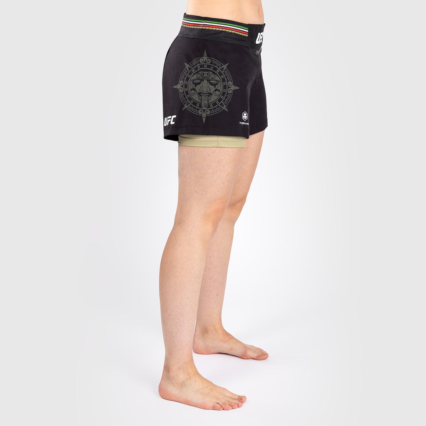 Noche UFC by Venum Authentic Fight Night Dames Fight Short - Zwart
