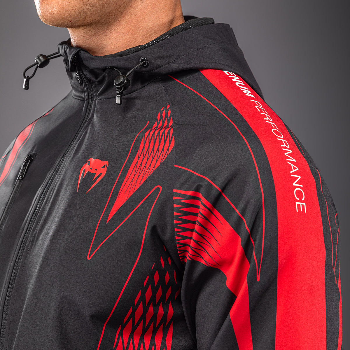 Venum Amazonia Reborn Trainingsjack - Zwart/Rood
