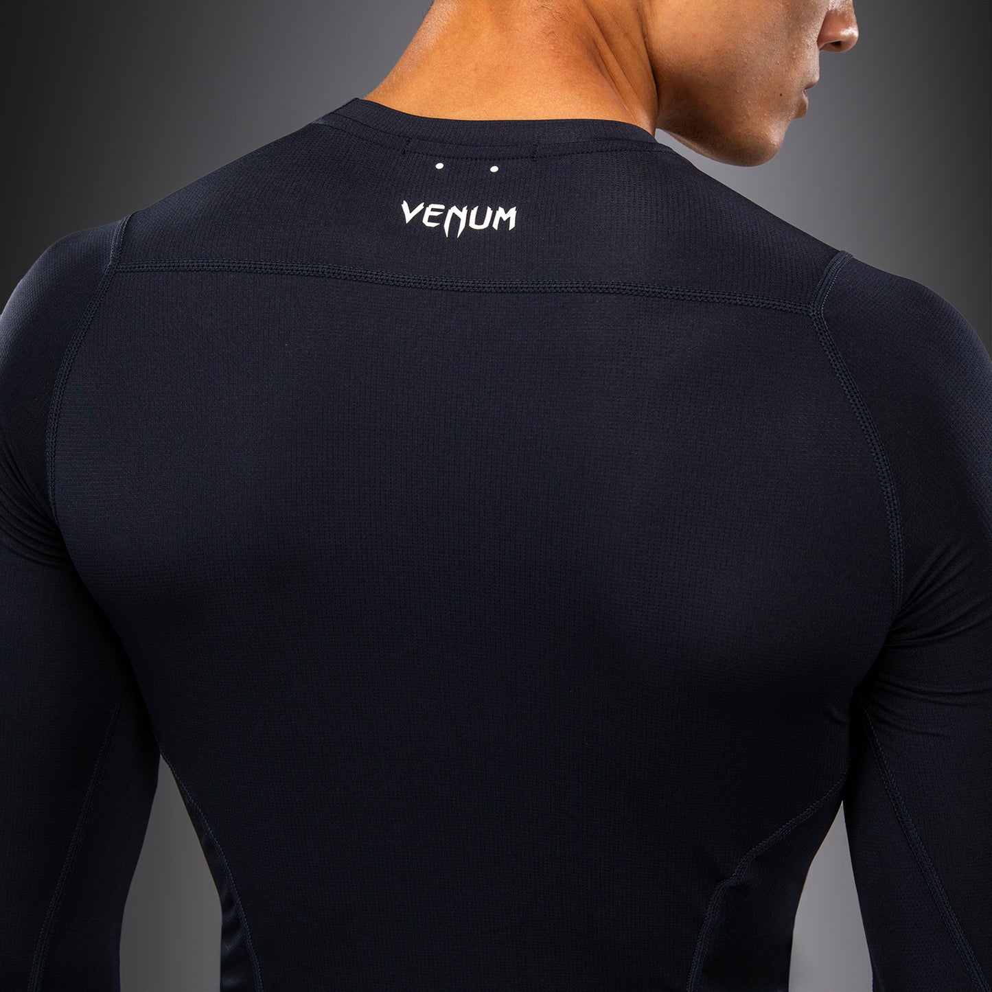 Venum G-Core Rashguard met lange mouwen - Marineblauw/Wit