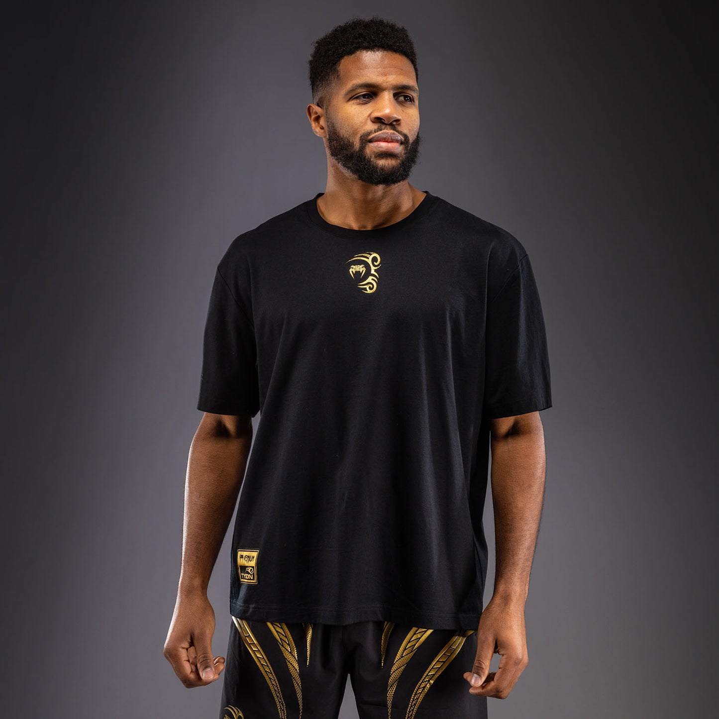Venum x Mike Tyson Tiger T-shirt - Zwart/Goud