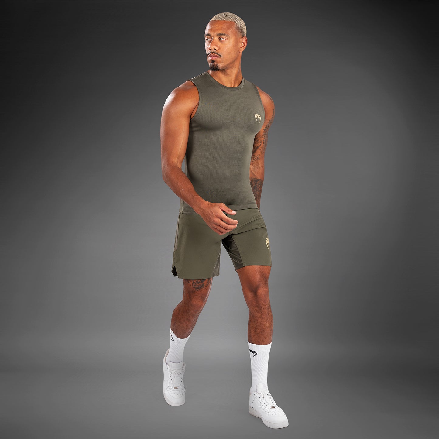 Venum Contender Heren mouwloze beschermer - Khaki