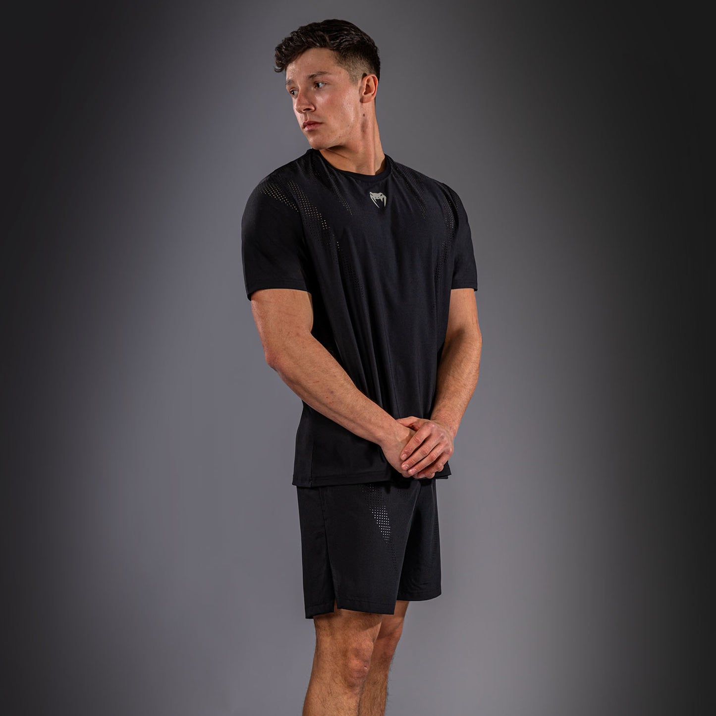 Venum Lazer Dry Tech T-shirt - Zwart/Grijs