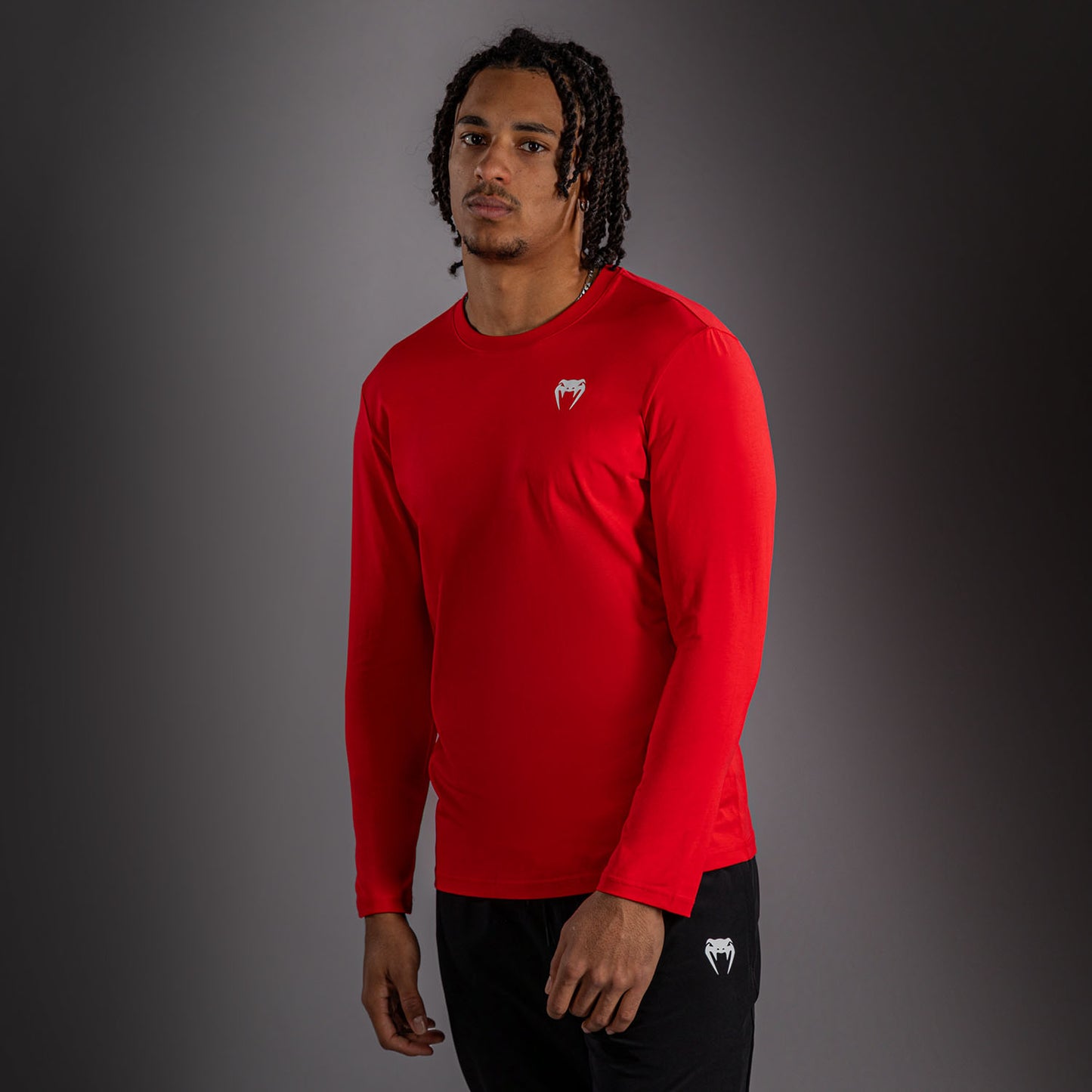 Venum Lineup T-shirt met lange mouwen - Rood/Wit