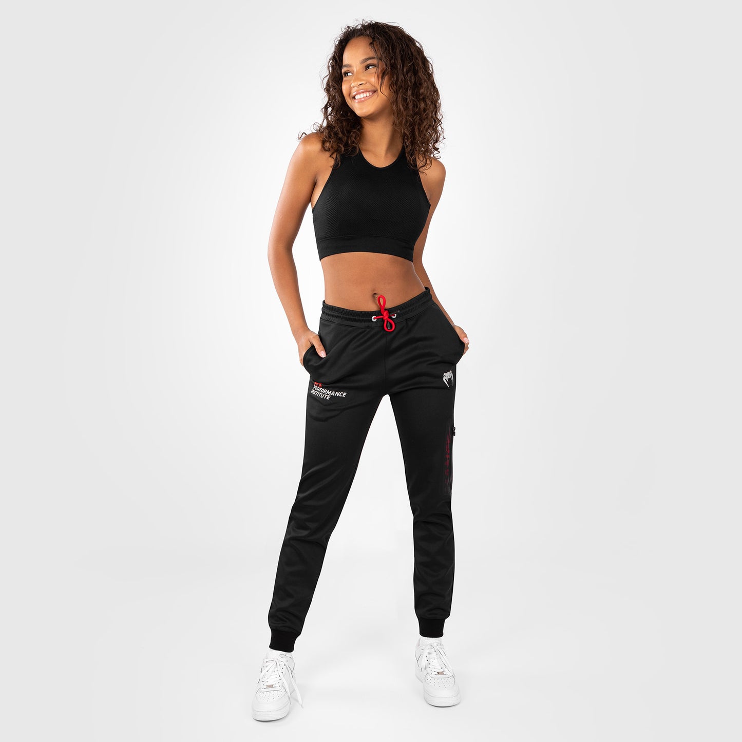 UFC Venum Performance Institute 2.0 Joggingbroek voor Dames - Zwart/Rood