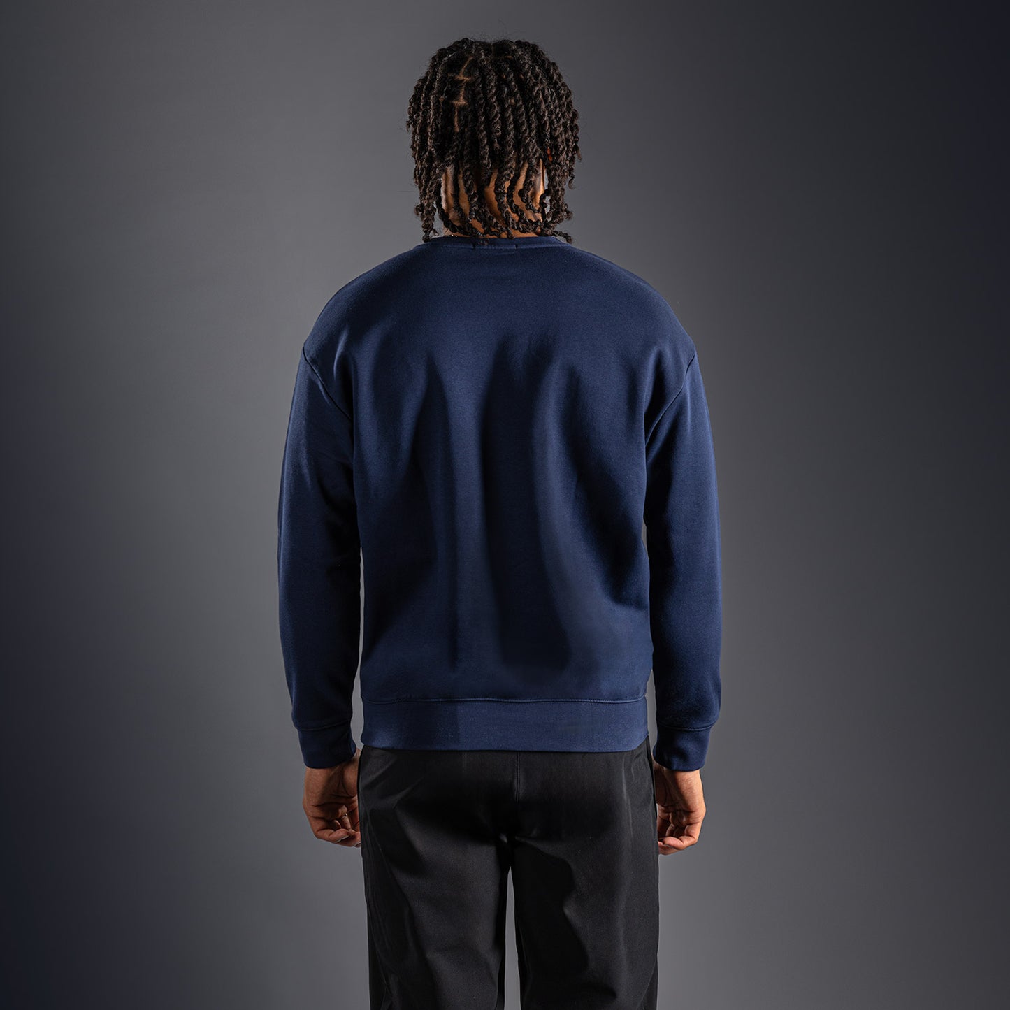Venum Lineup Fleece Crew Navy - Blauw/Wit