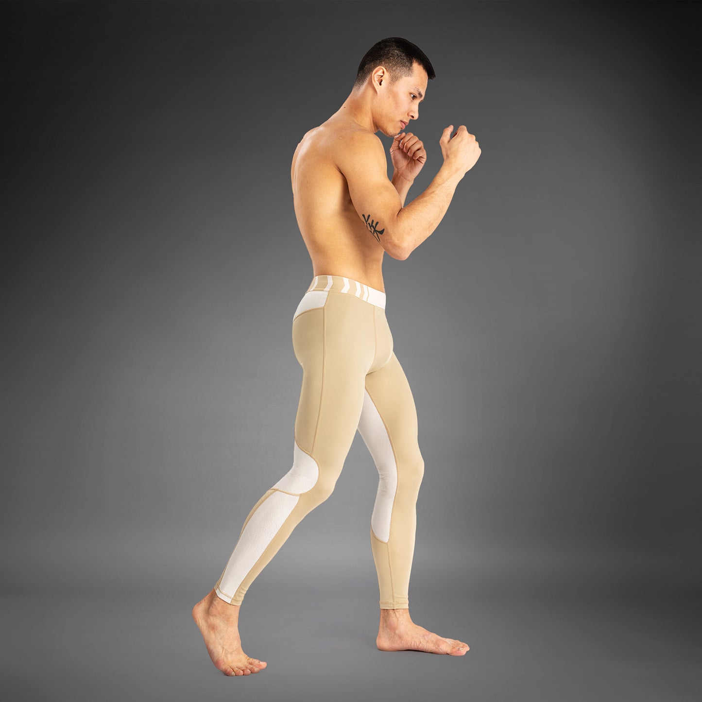 Venum Tempest Herenleggings - Beige/Zand