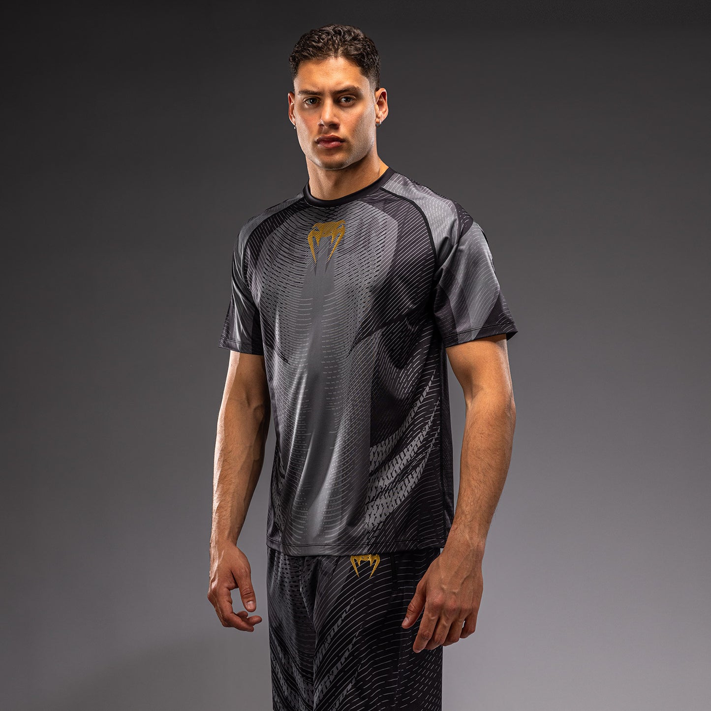Venum Galactic 3.0 Dry Tech T-shirt - Zwart/Goud