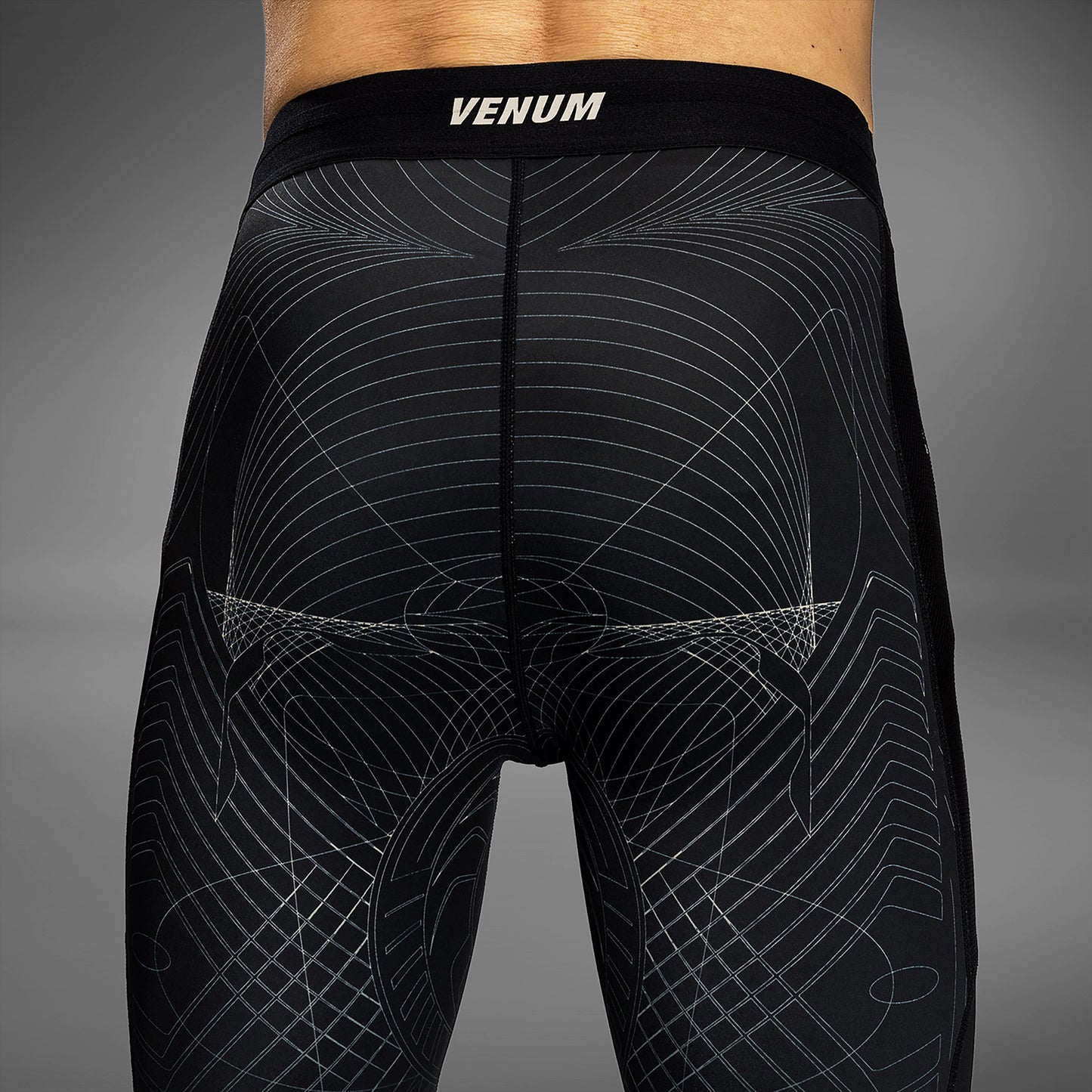 Venum G-Fit Air Compressie Leggings Heren - Diepzwart / Woestijnzand