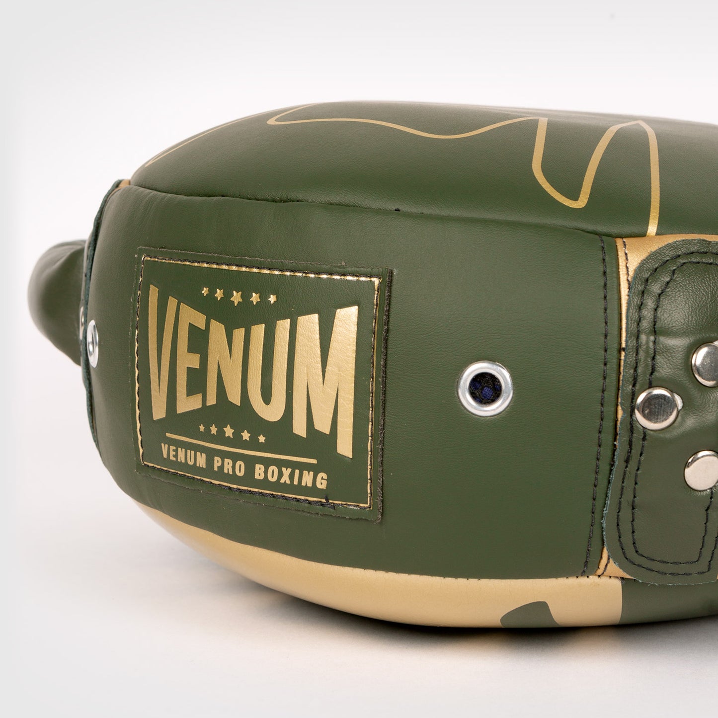 Venum Pro Boksen Mini Ronde Stootschild - Khaki/Goud