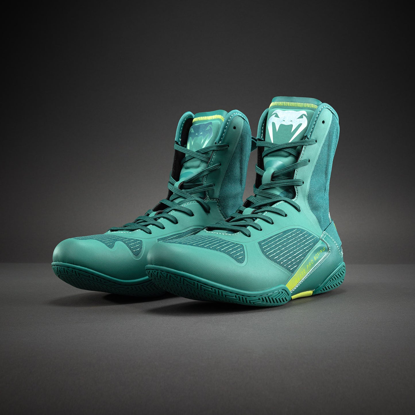 Venum Elite Neo Boksschoenen – Groen/ Neongeel