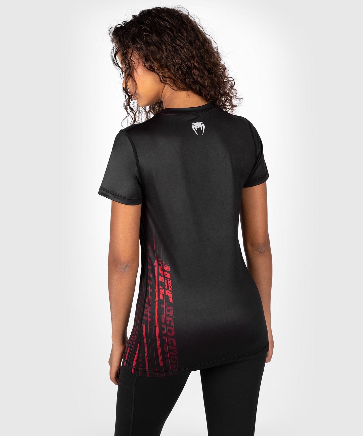 UFC Venum Performance Institute 2.0 Dry-Tech T-shirt voor Dames - Zwart/Rood