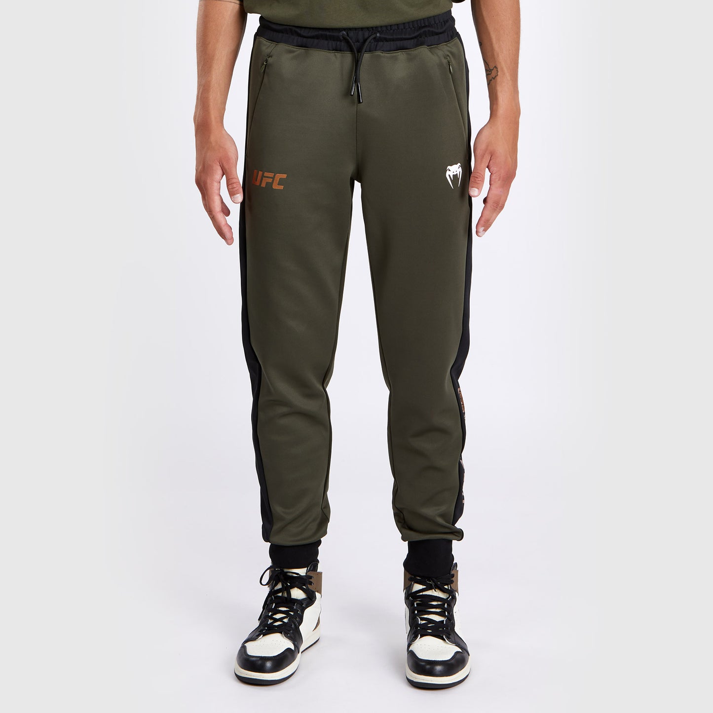 UFC Adrenaline by Venum Fight Week Performance joggingbroek voor Heren - Khaki/Brons