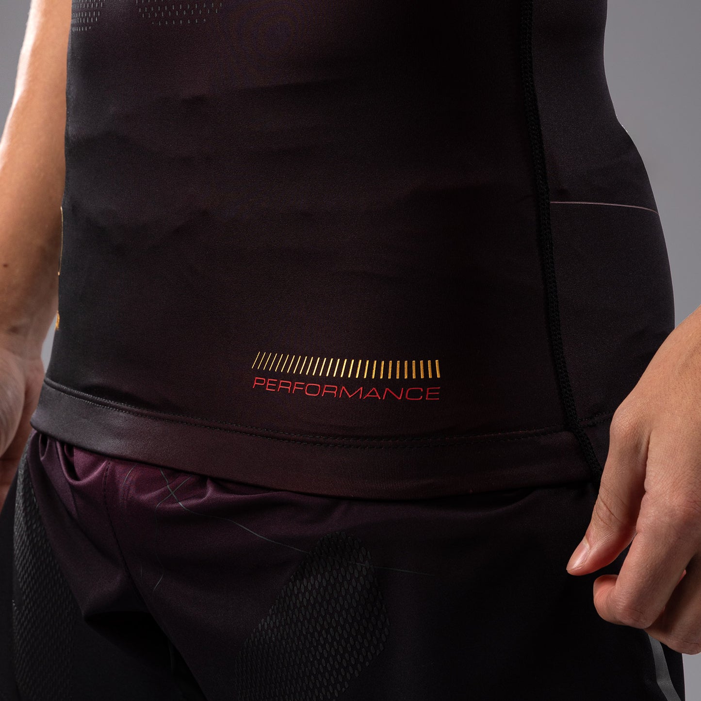 Venum Tactical XT Heren-Rashguard met korte mouwen - Zwart/Bourgondië/Goud