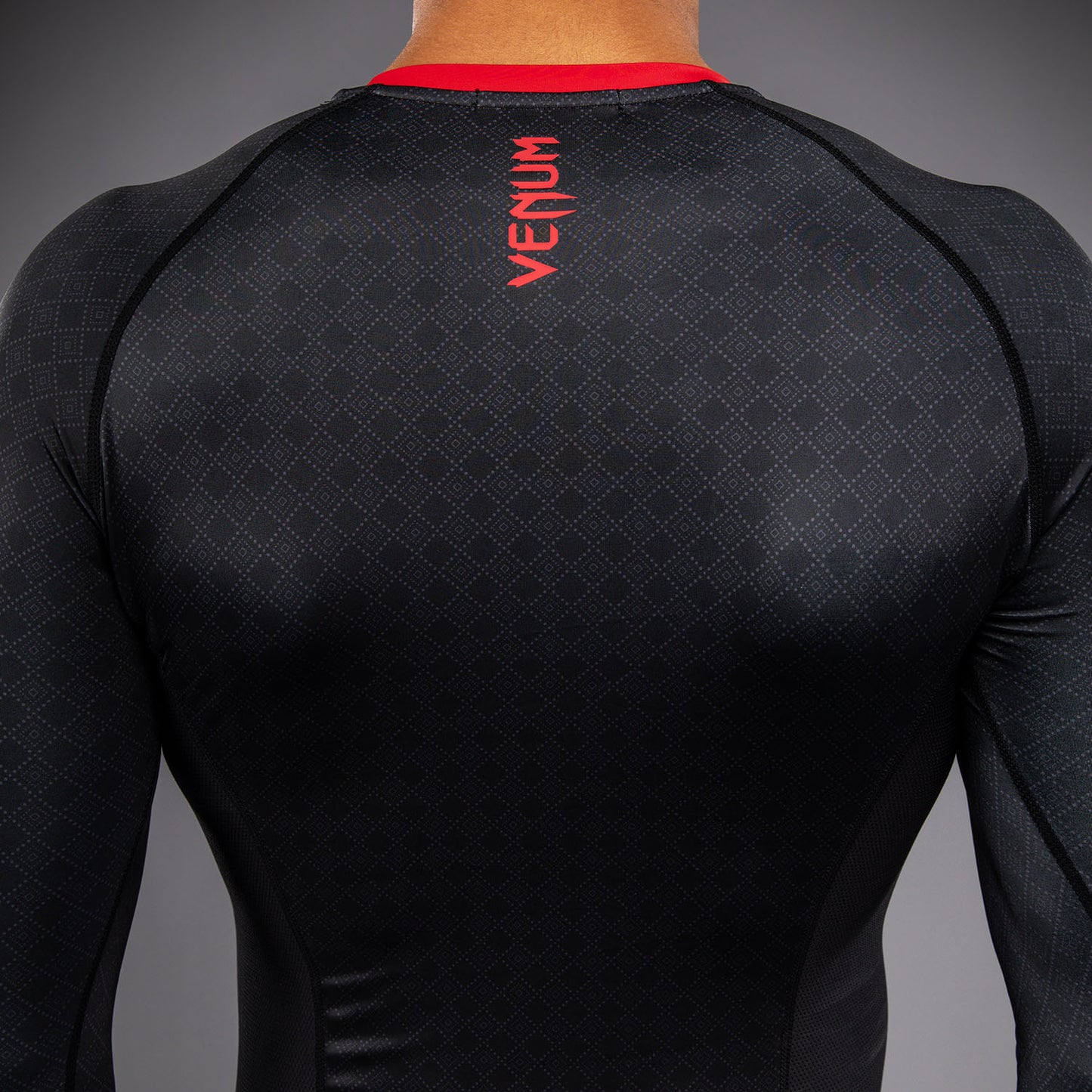 Venum x Roger Gracie Signature Rashguard met Lange Mouwen - Zwart/Rood