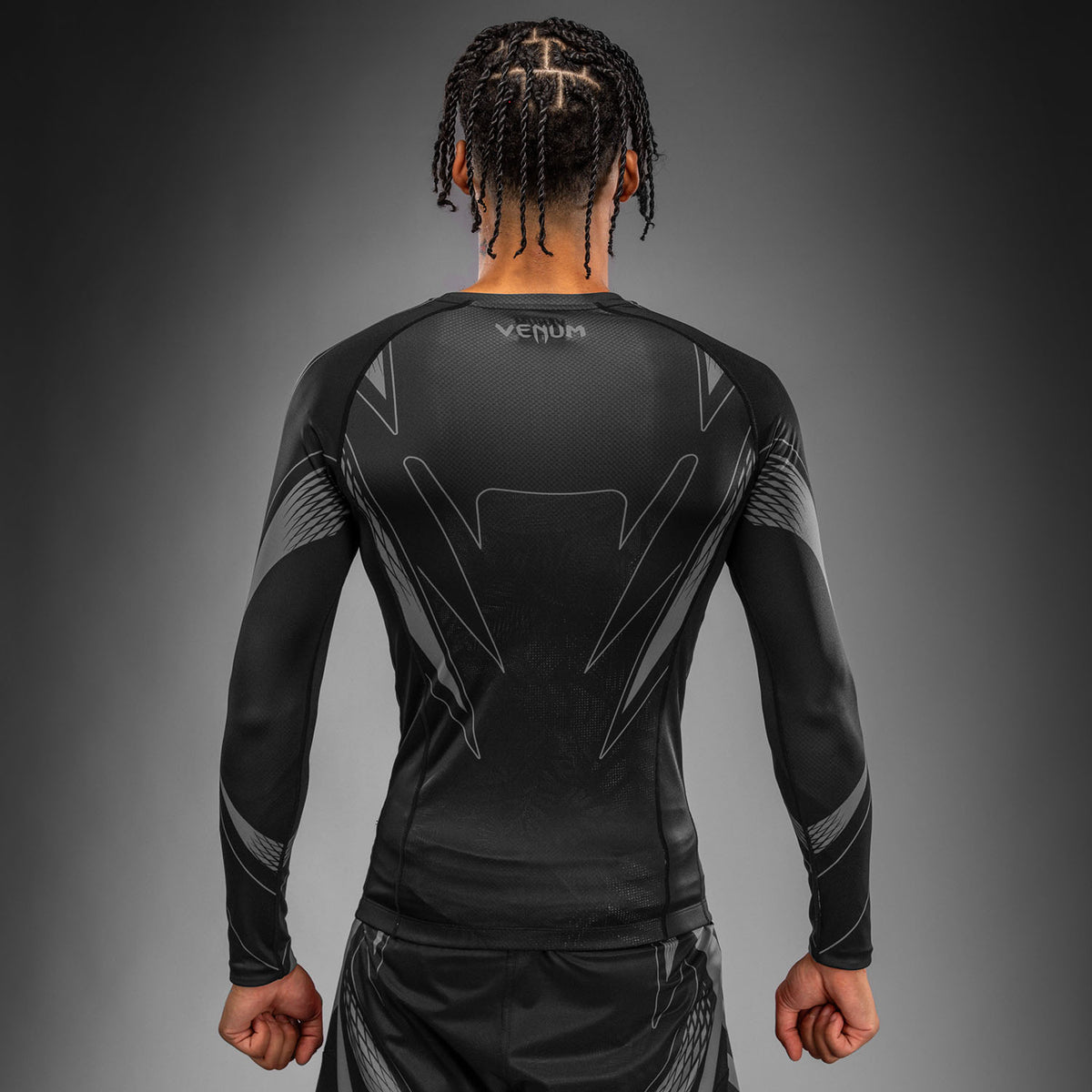 Venum Amazonia Reborn Rashguard met lange mouwen - Zwart/Grijs