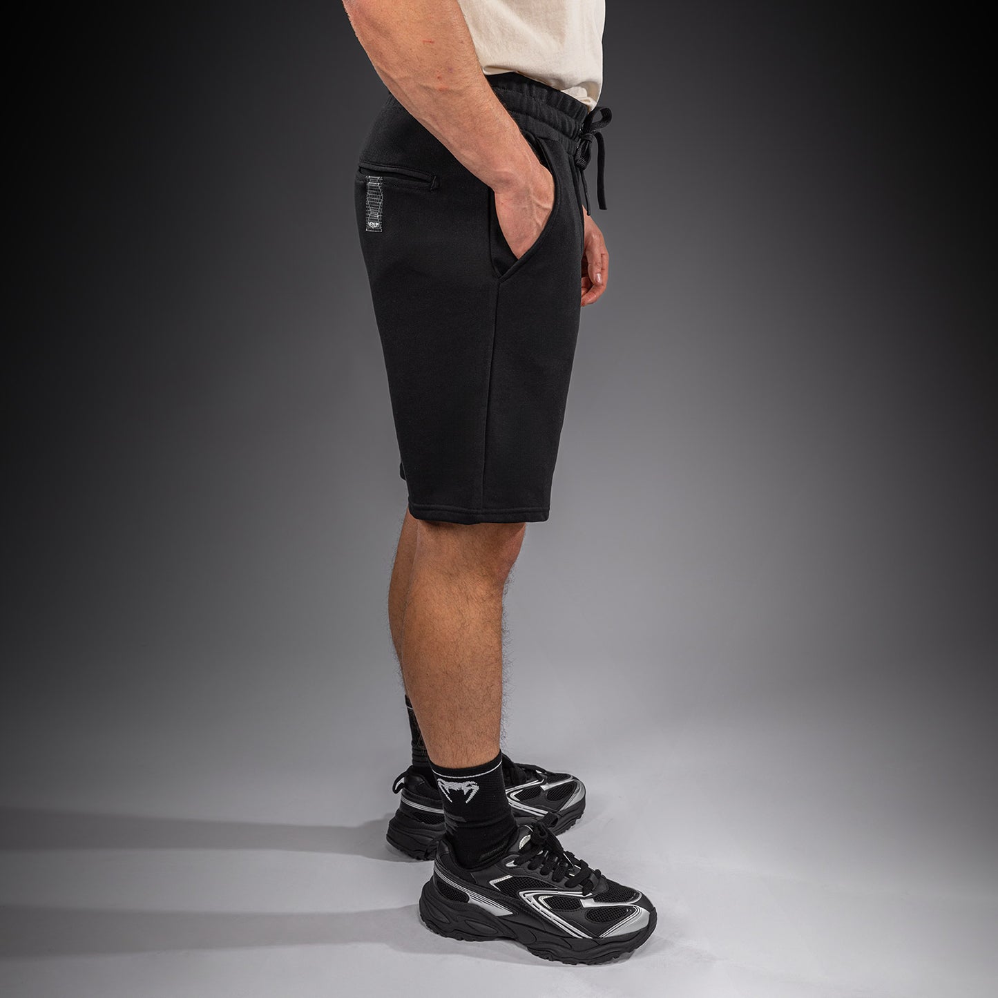 Venum Classic Fleece Katoenen short – Zwart