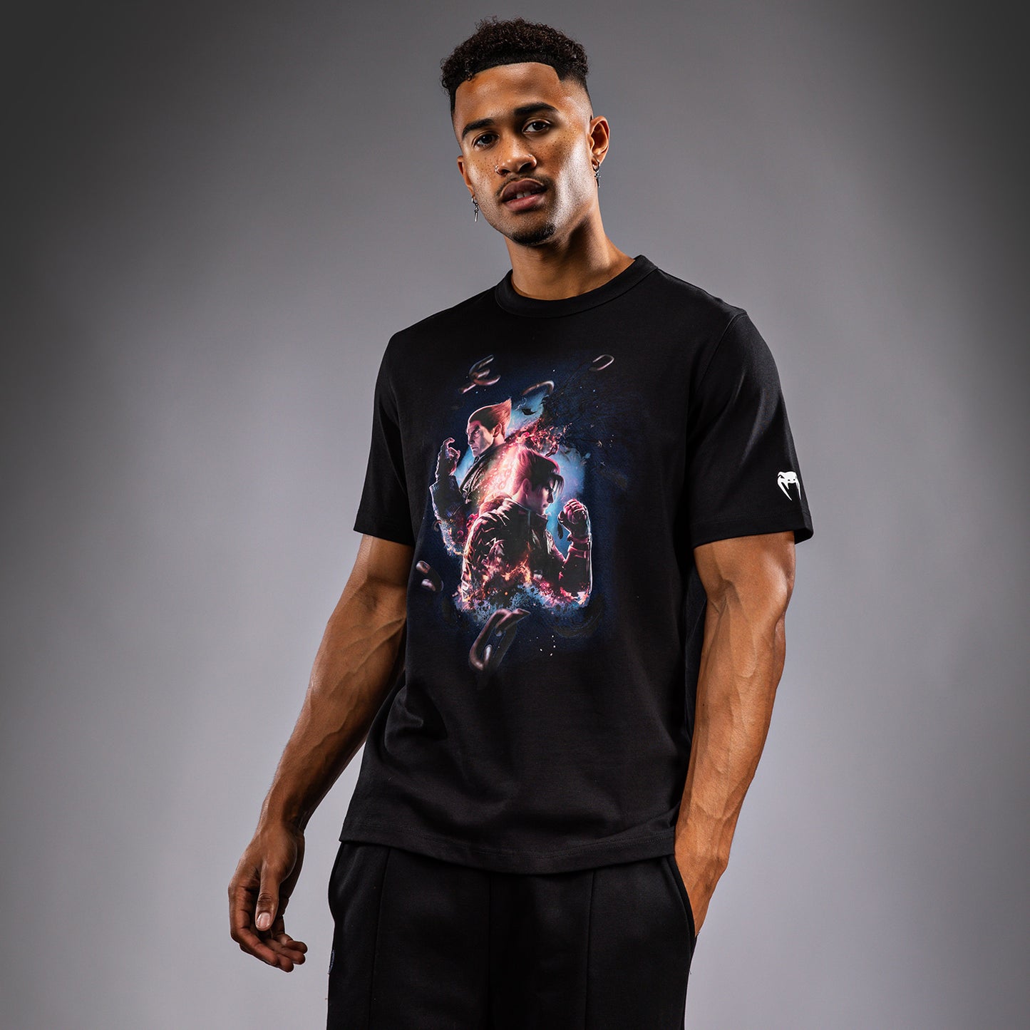 Venum x TEKKEN 8 - T-Shirt Poster - Zwart/Wit