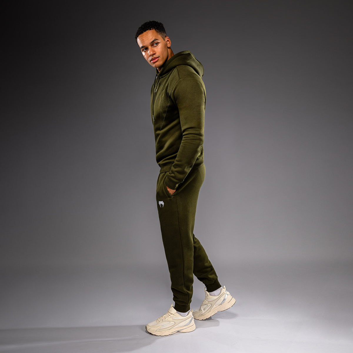 Venum Attack Fleece & Weave Hoodie - Kaki