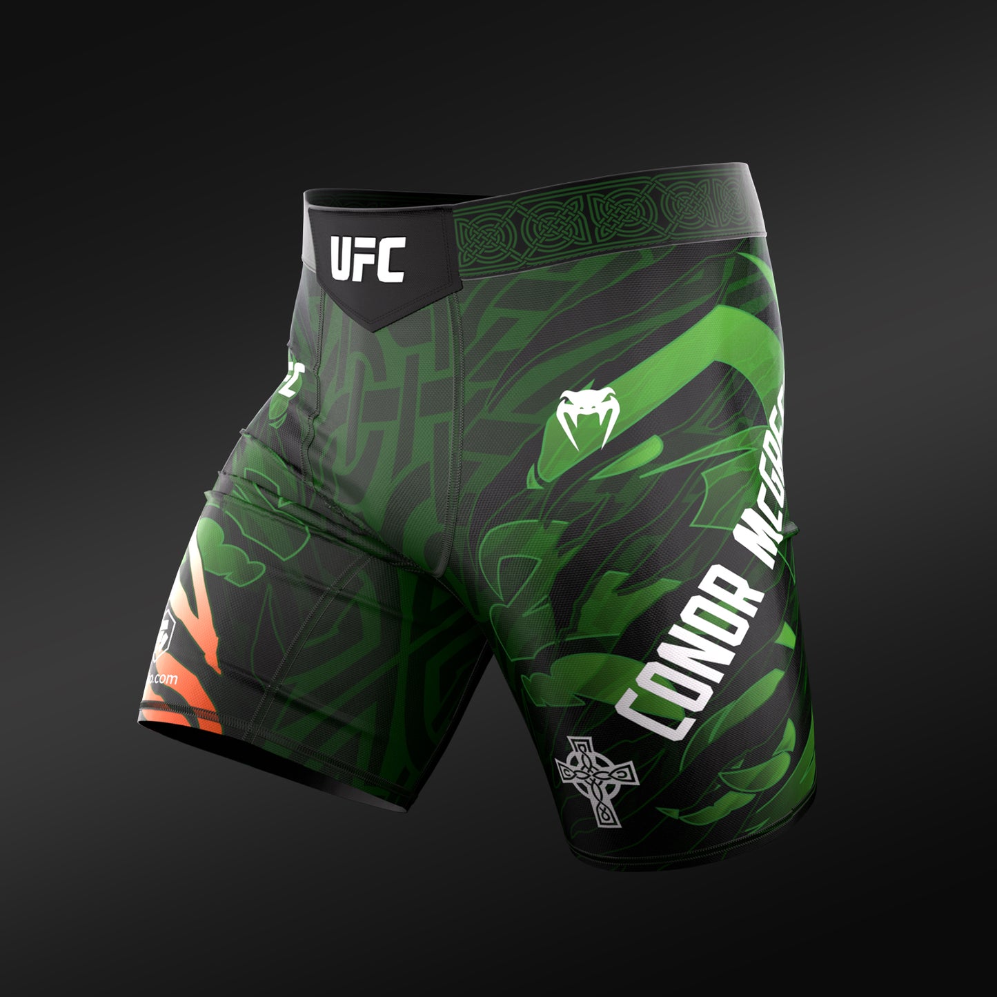 UFC Unrivaled by Venum Conor McGregor Vale Tudo-short voor heren - Groen