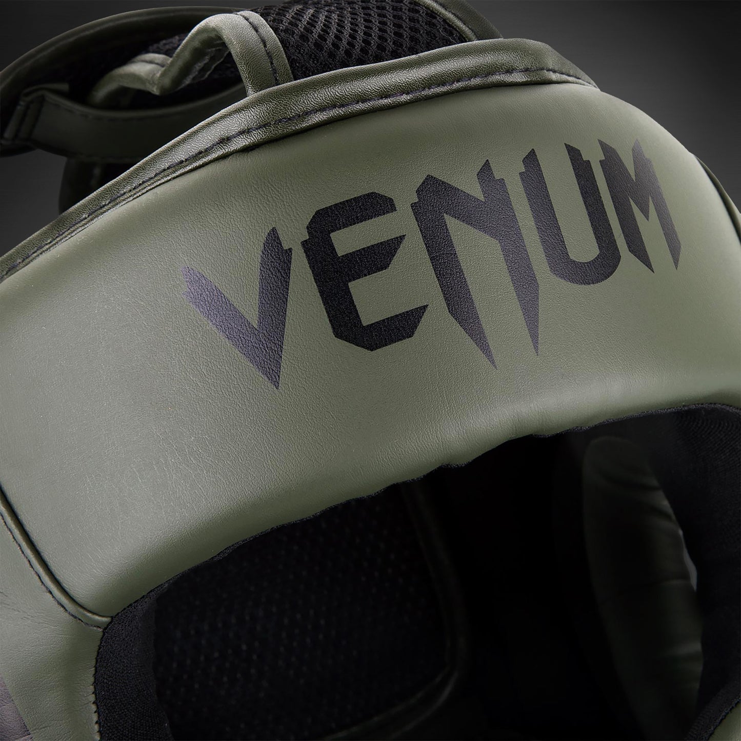 Venum Elite hoofdbeschermer - Khaki/Zwart