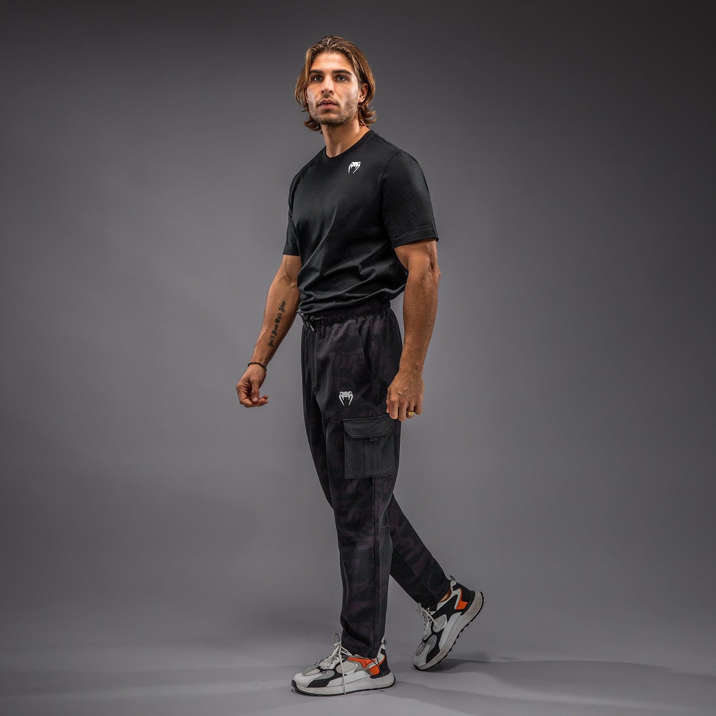 Venum Trooper Heren Joggingbroek - Zwart/Paarse