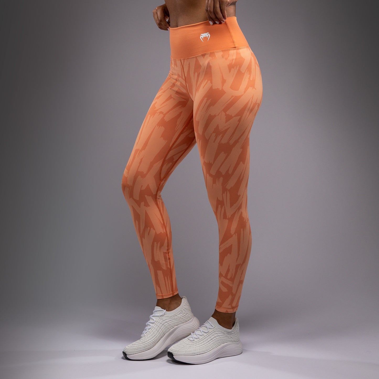 Venum Graffiti Leggings voor Vrouwen - Volledige Lengte - Fluweel Abrikoos