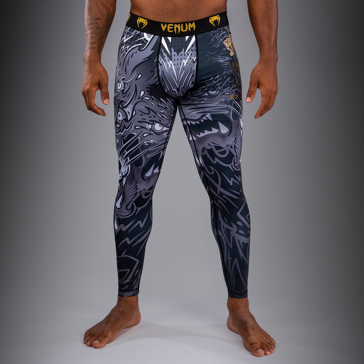 Venum Wolf Atak Spats – Zwart/Grijs