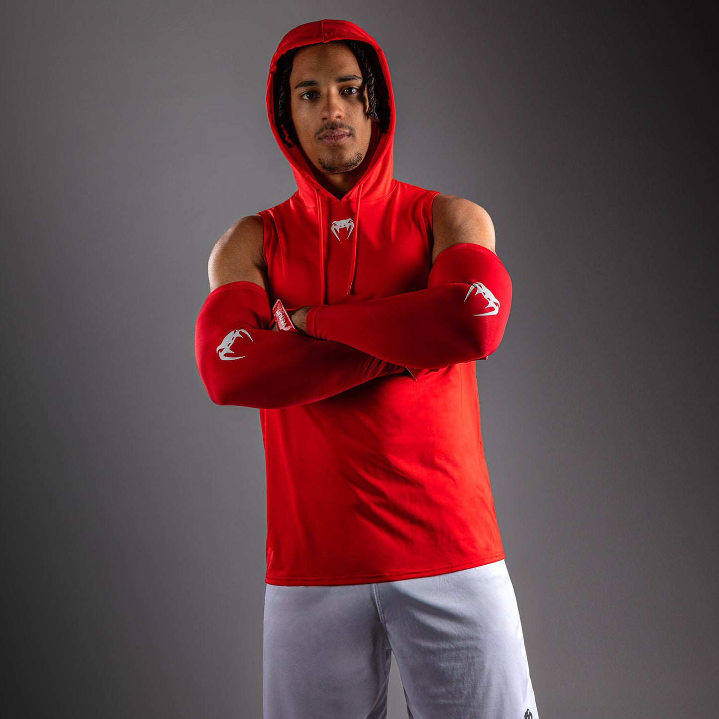 Venum Elite Mouwloos Dry Tech Hoodie - Rood