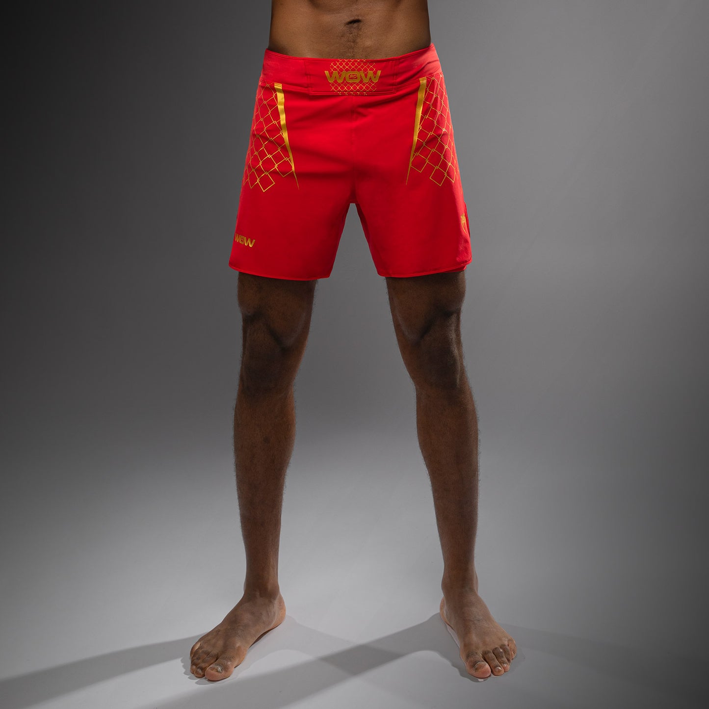 Venum x WOW FC Fury Red/ Gold Men’s Fight Shorts