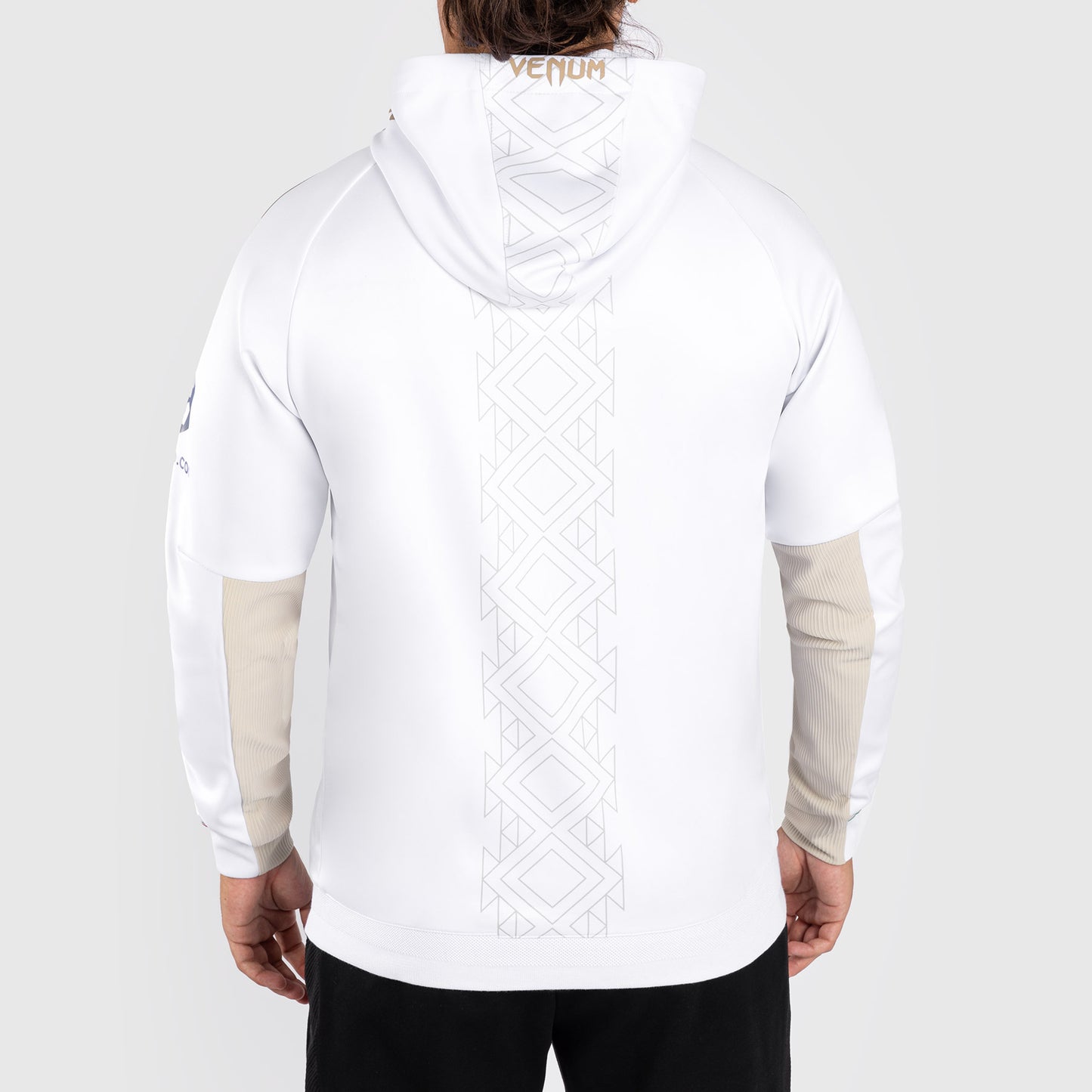 Noche UFC by Venum Authentic Fight Night Walkout-hoodie voor heren - wit