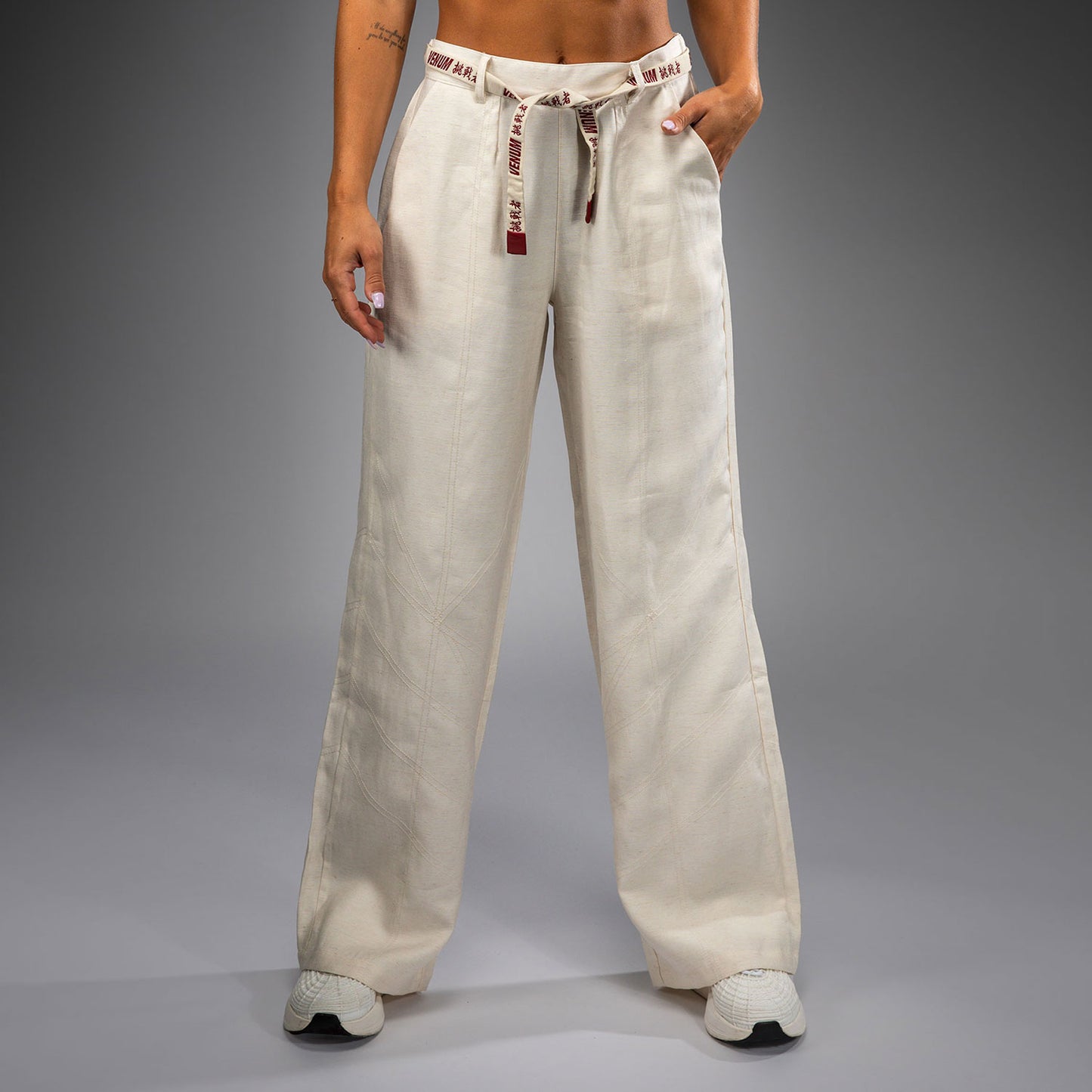 Venum Serpenti Dames Broek – Ivoor/Bordeaux