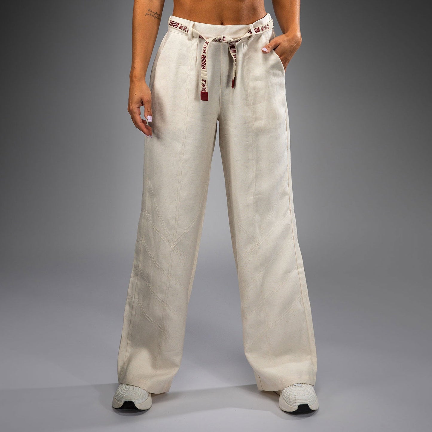 Venum Serpenti Dames Broek – Ivoor/Bordeaux