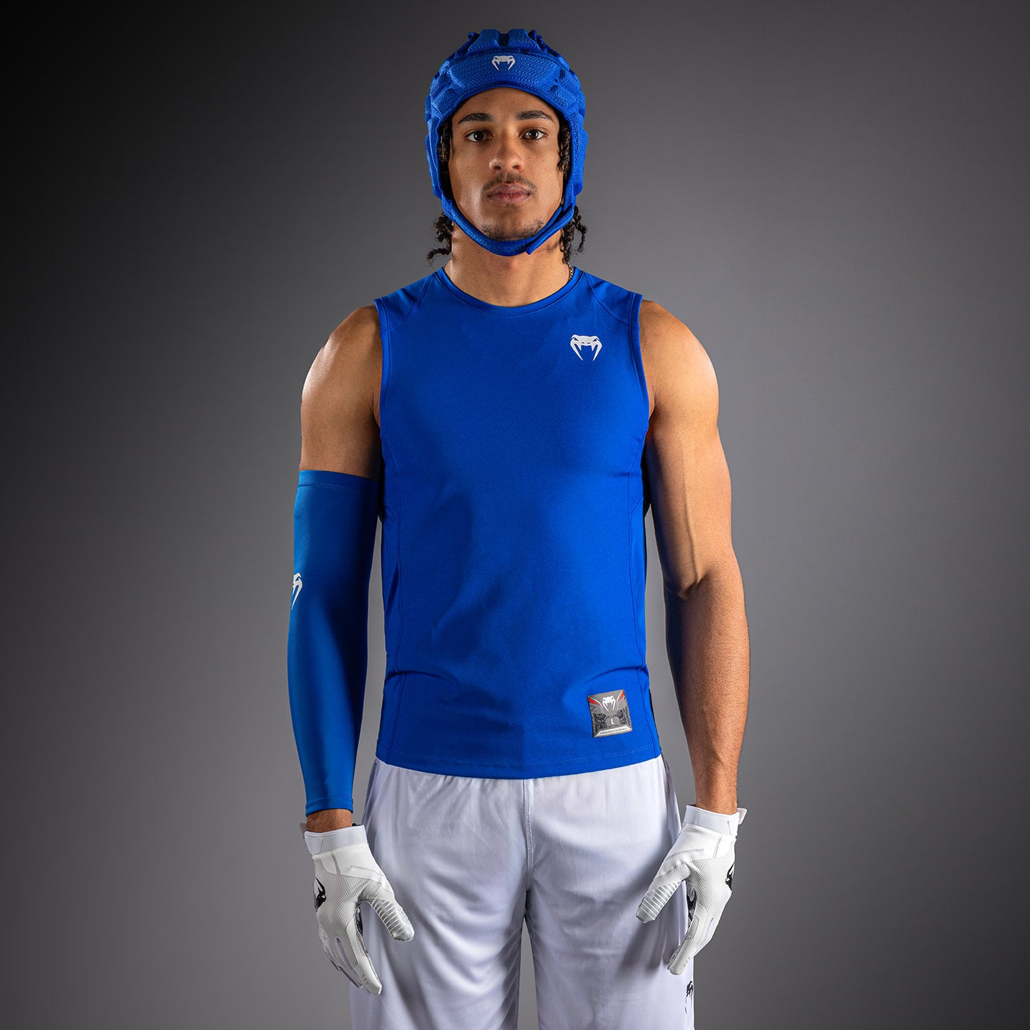 Venum Elite Football Mouwloos Compressie T-shirt - Koningsblauw