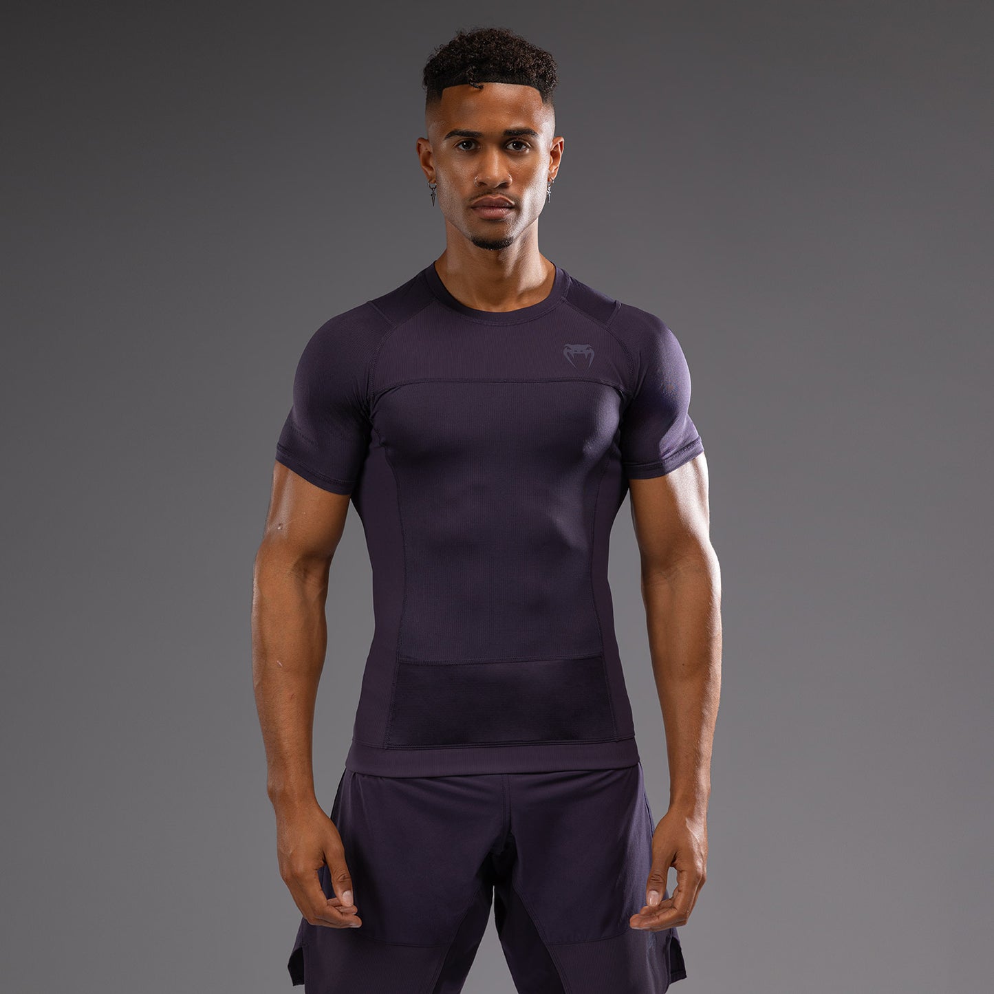 Venum G-Fit Air Korte Mouw Rashguard Heren - Donkerpaars